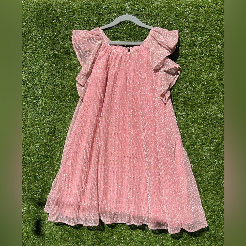 PEEK Shimmer Pink Girls Party Dress